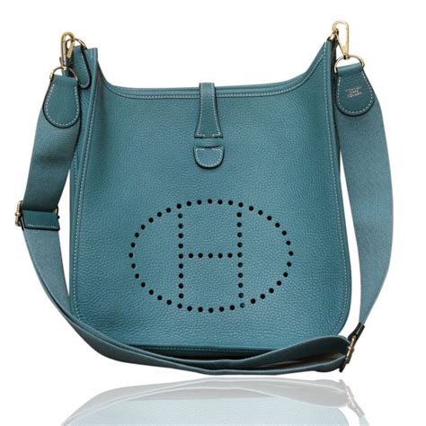 blue hermes evelyne bag|Hermes evelyne bag price 2022.